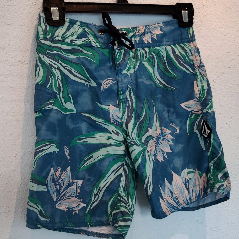 Volcom Mod-Tech, Surf Trunks, Boys & Girls Shorts, 24”